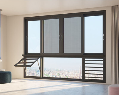 110/113-断桥三轨推拉窗