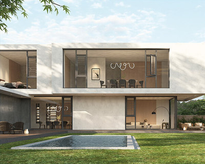 108双断桥连体外框窗纱一体(外开 内外平框)