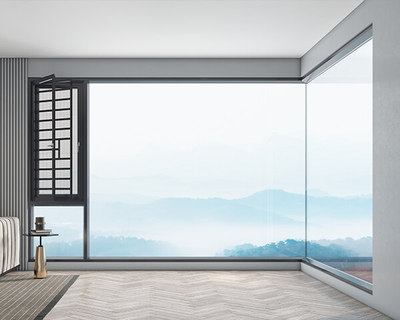 113断桥窗纱一体平开窗