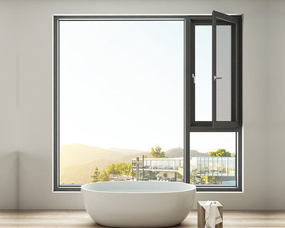 109极窄断桥窗纱一体(外开圆压线)